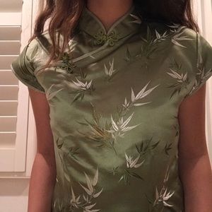 gorgeous vintage chinese silk top